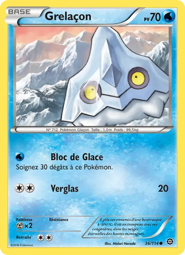 Grelaçon — Offensive Vapeur 36 French Pokémon card
