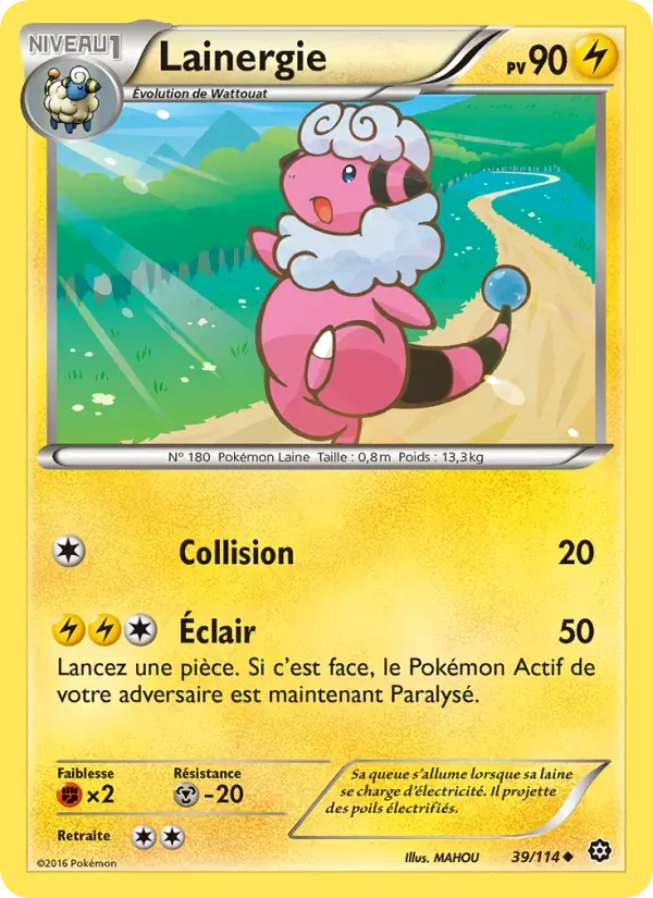 Lainergie — Offensive Vapeur 39 French Pokémon card