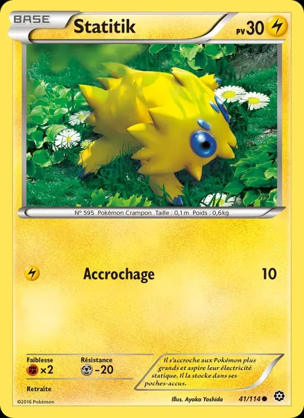Statitik — Offensive Vapeur 41 French Pokémon card