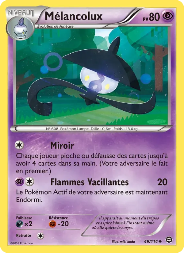Mélancolux — Offensive Vapeur 49 French Pokémon card
