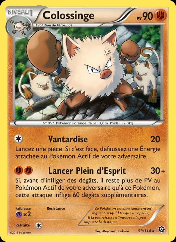Colossinge — Offensive Vapeur 53 French Pokémon card