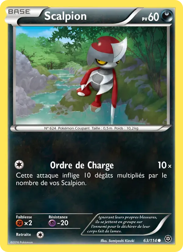 Scalpion — Offensive Vapeur 63 French Pokémon card