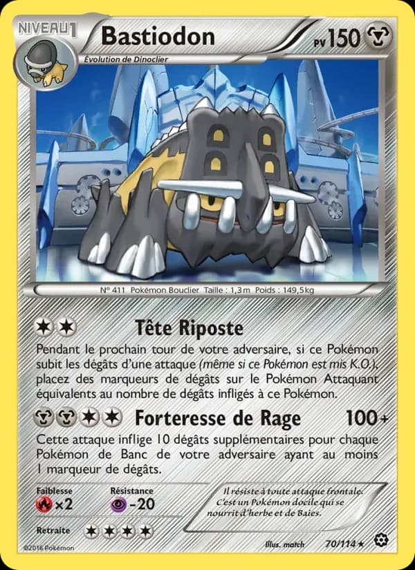 Bastiodon — Offensive Vapeur 70 French Pokémon card