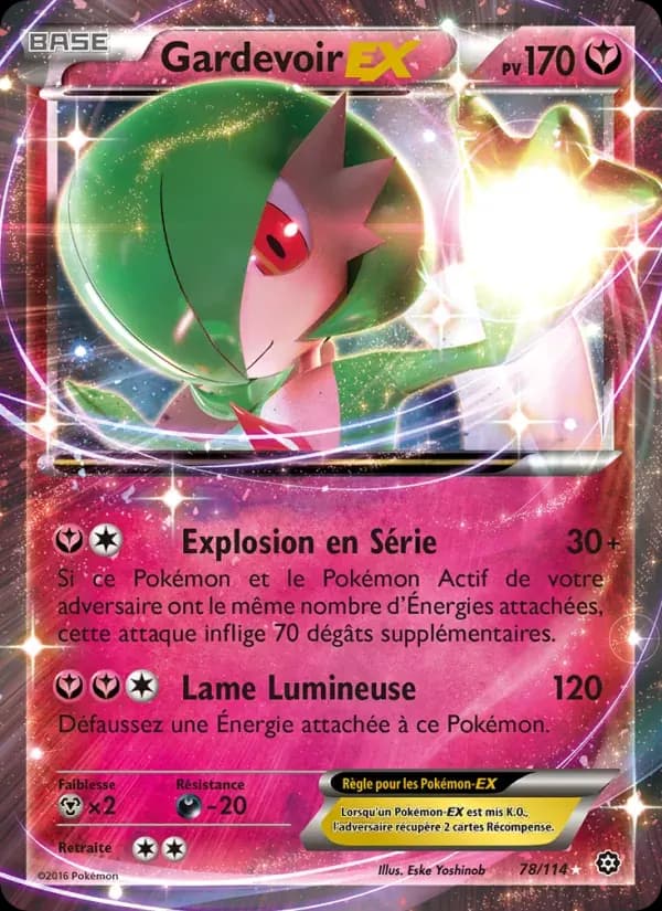 Gardevoir EX — Offensive Vapeur 78 French Pokémon card