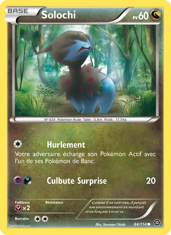 Solochi — Offensive Vapeur 84 French Pokémon card