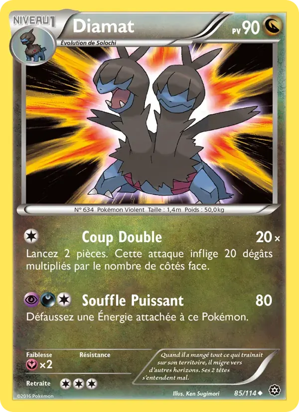Diamat — Offensive Vapeur 85 French Pokémon card