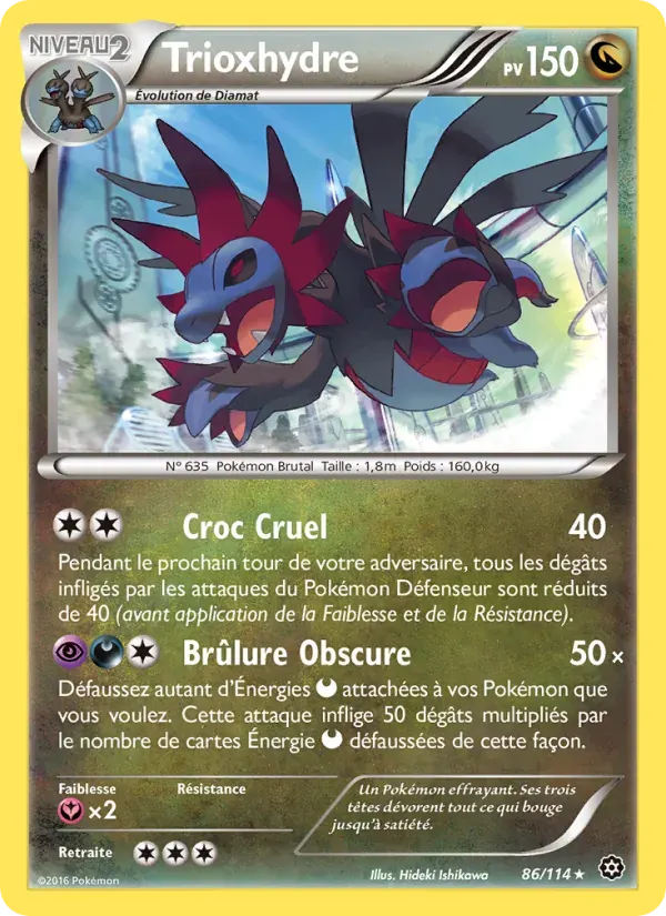 Trioxhydre — Offensive Vapeur 86 French Pokémon card