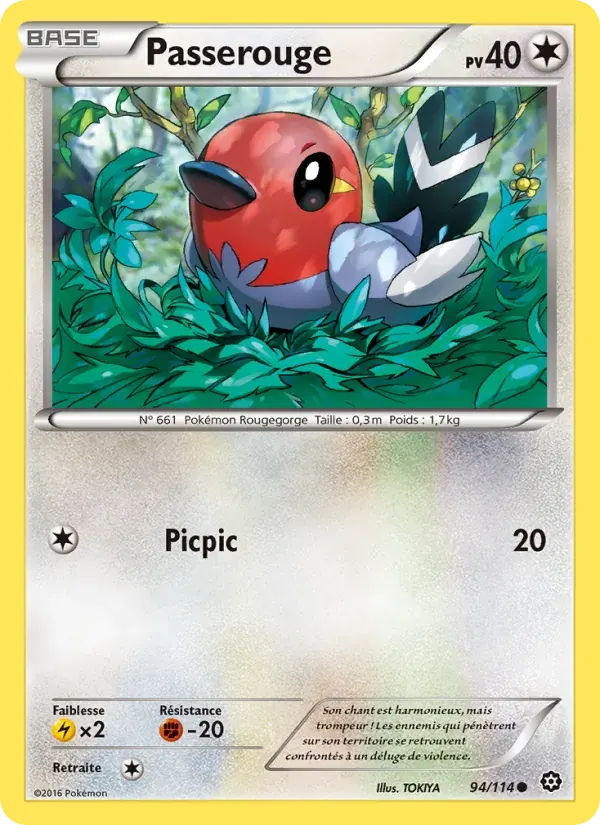 Passerouge — Offensive Vapeur 94 French Pokémon card
