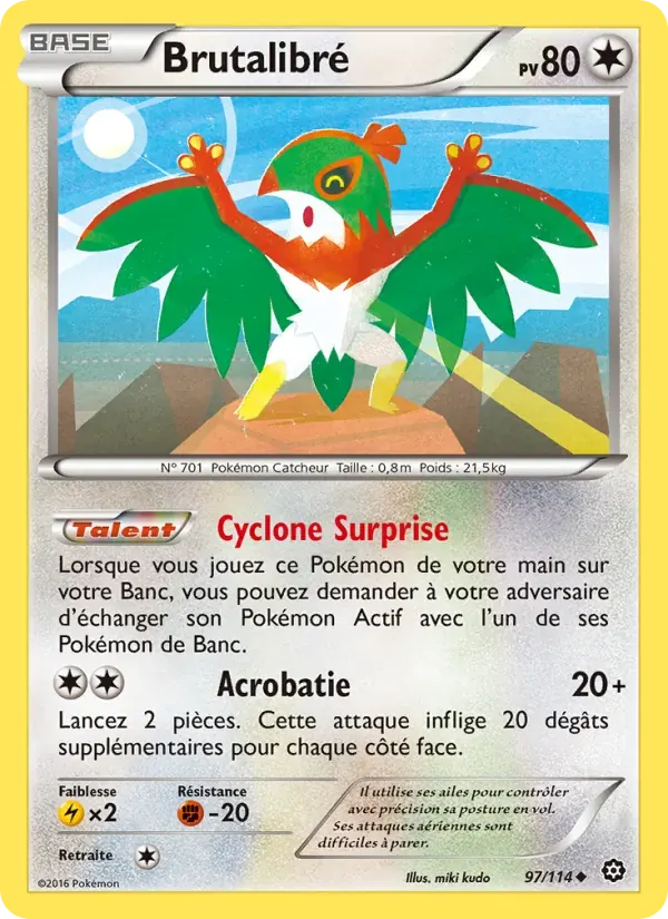 Brutalibré — Offensive Vapeur 97 French Pokémon card