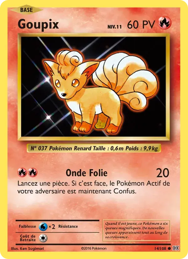 Goupix — Évolutions 14 French Pokémon card