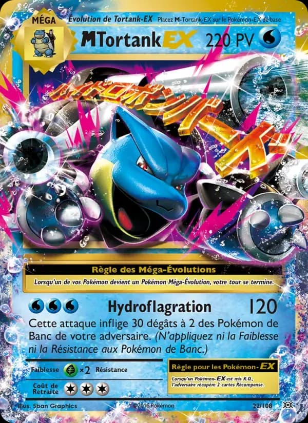 M-Tortank EX — Évolutions 22 French Pokémon card