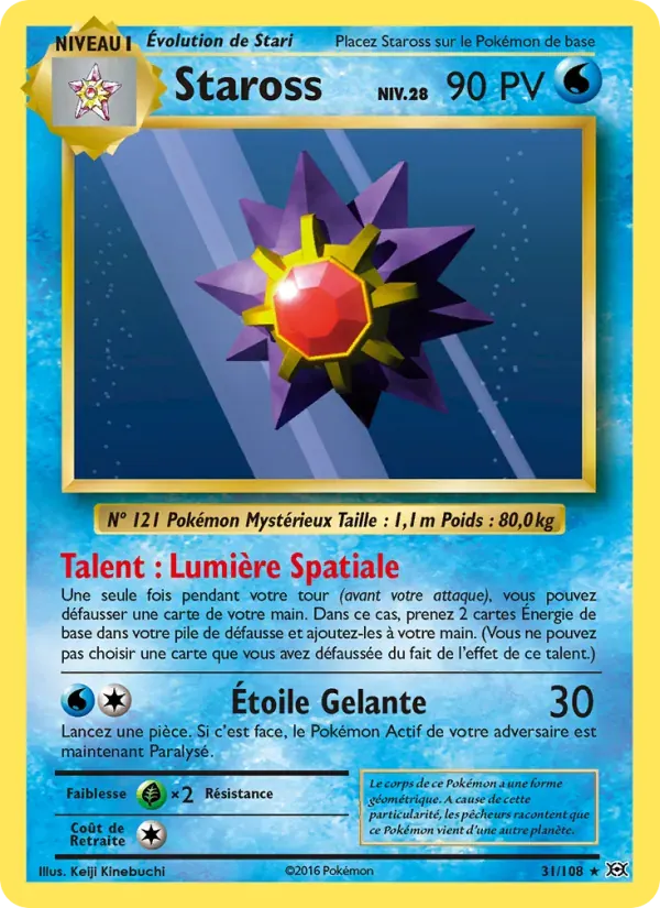 Staross — Évolutions 31 French Pokémon card