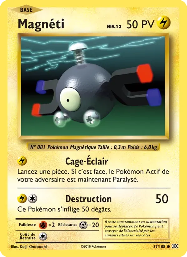 Magnéti — Évolutions 37 French Pokémon card