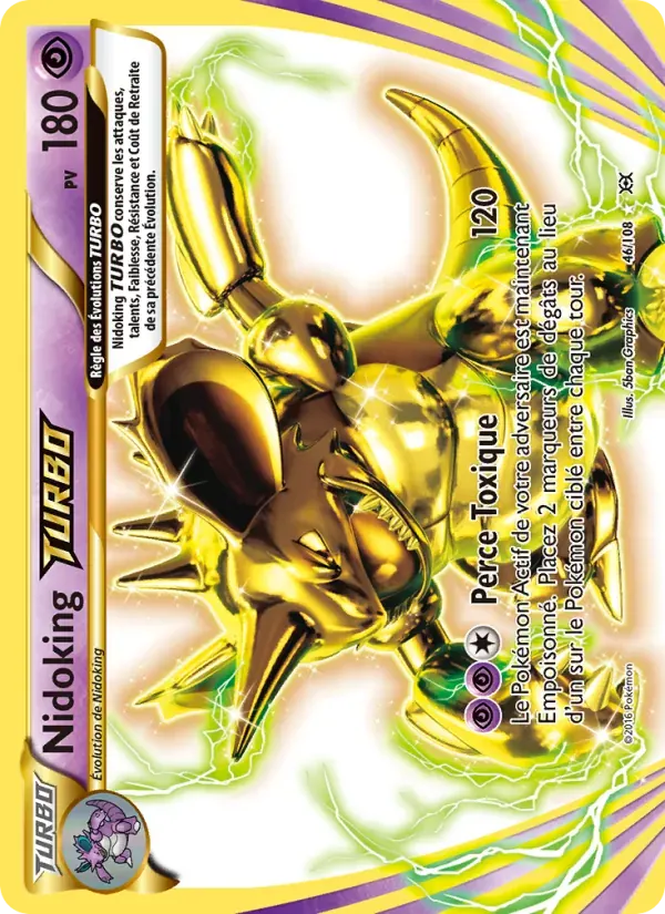 Nidoking TURBO — Évolutions 46 French Pokémon card