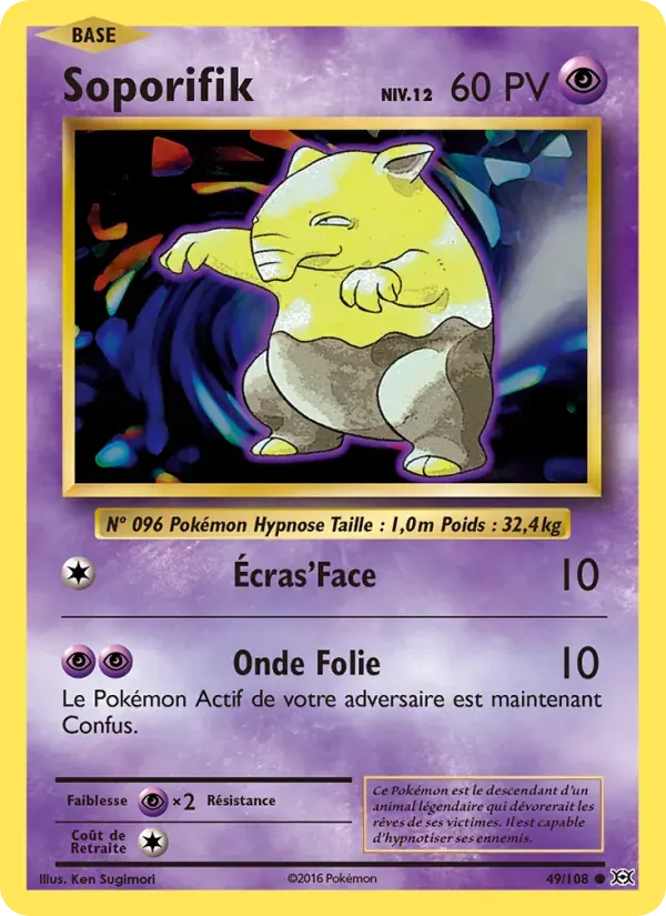 Soporifik — Évolutions 49 French Pokémon card