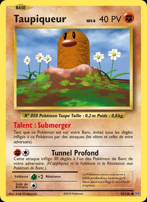 Taupiqueur — Évolutions 55 French Pokémon card
