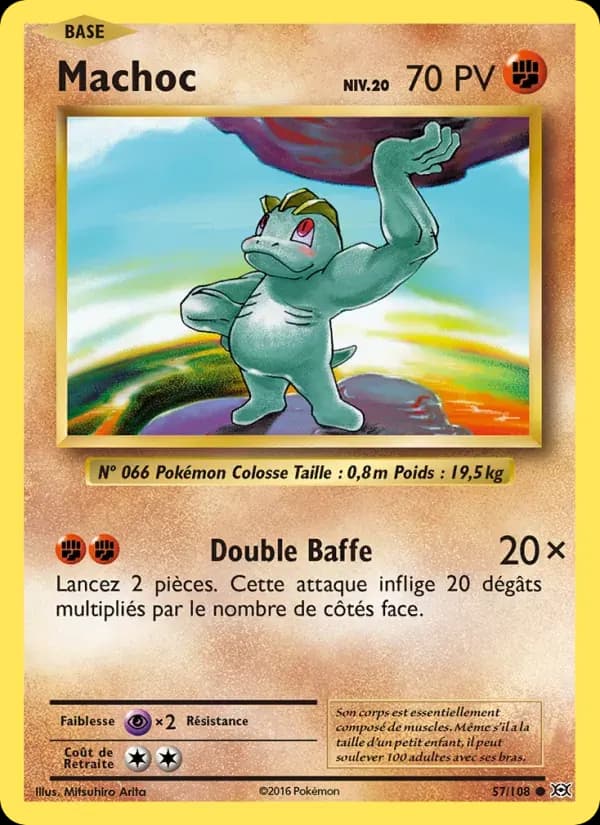 Machoc — Évolutions 57 French Pokémon card