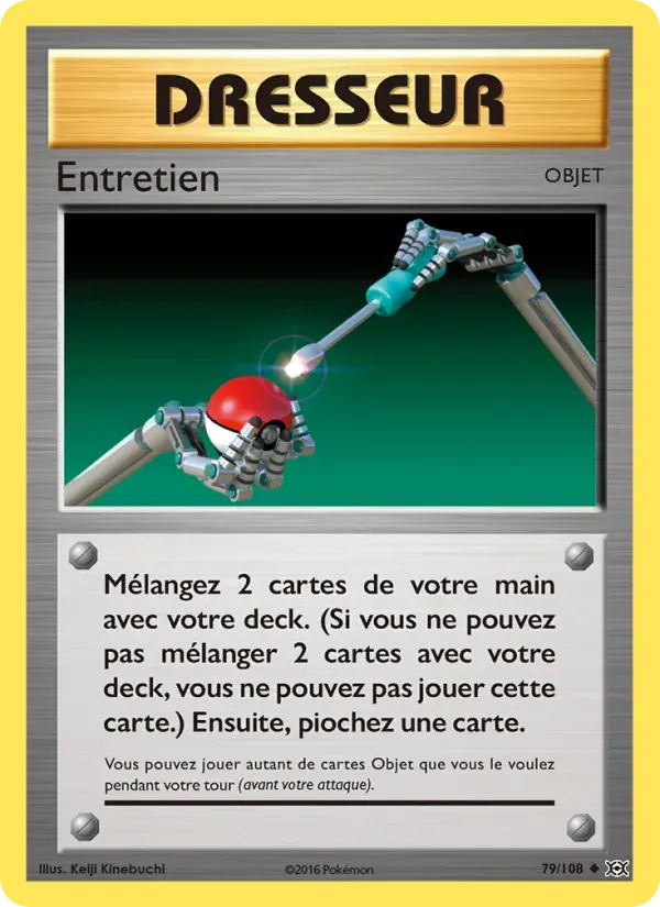 Entretien — Évolutions 79 French Pokémon card