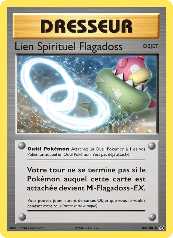 Lien Spirituel Flagadoss — Évolutions 86 French Pokémon card