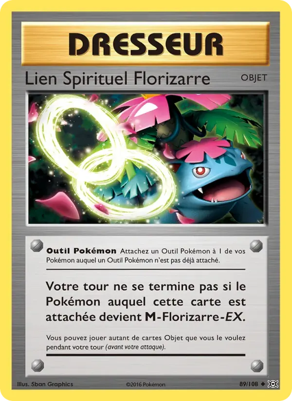 Lien Spirituel Florizarre — Évolutions 89 French Pokémon card