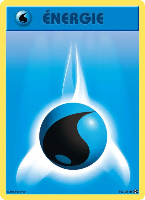 Énergie Eau — Évolutions 93 French Pokémon card