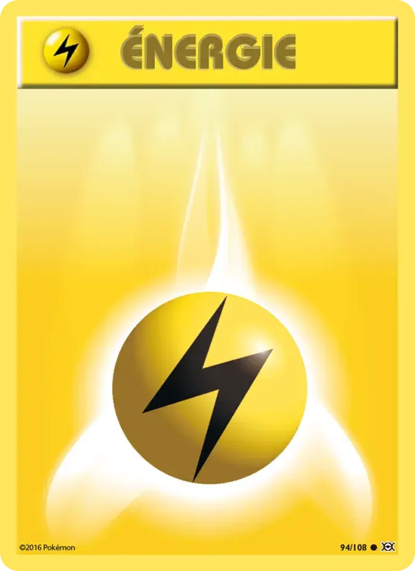 Énergie Electrik — Évolutions 94 French Pokémon card