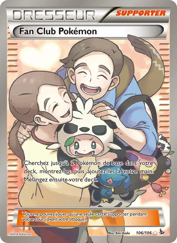 Fan Club Pokémon — Étincelles 106 French Pokémon card