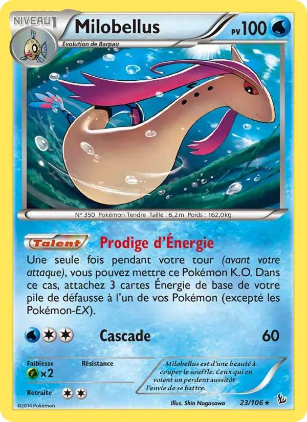 Milobellus — Étincelles 23 French Pokémon card