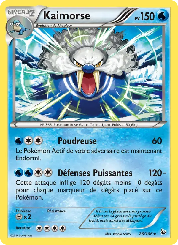 Kaimorse — Étincelles 26 French Pokémon card