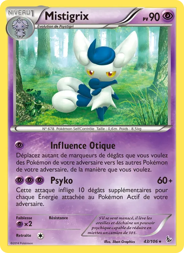 Mistigrix — Étincelles 43 French Pokémon card