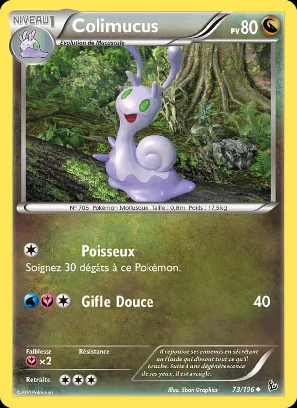Colimucus — Étincelles 73 French Pokémon card
