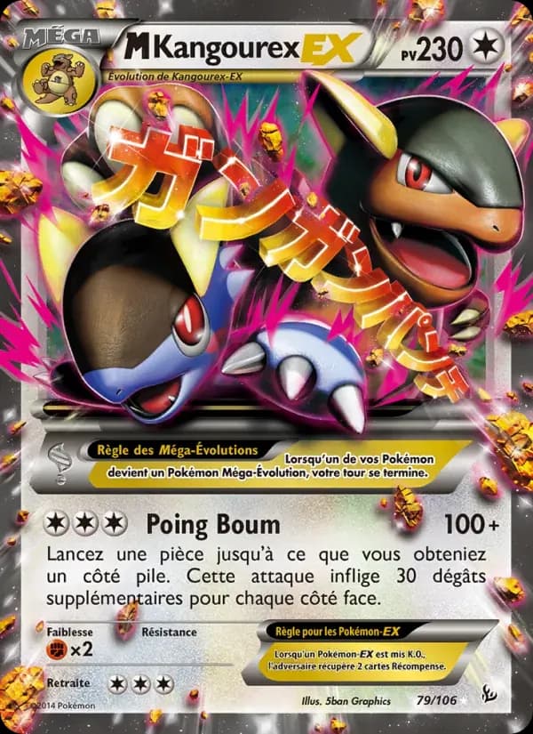 M-Kangourex EX — Étincelles 79 French Pokémon card