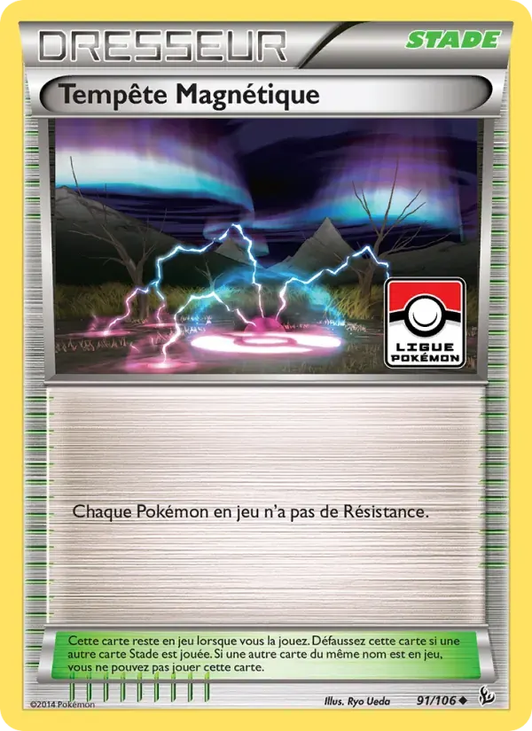Tempête Magnétique — Étincelles 91 French Pokémon card