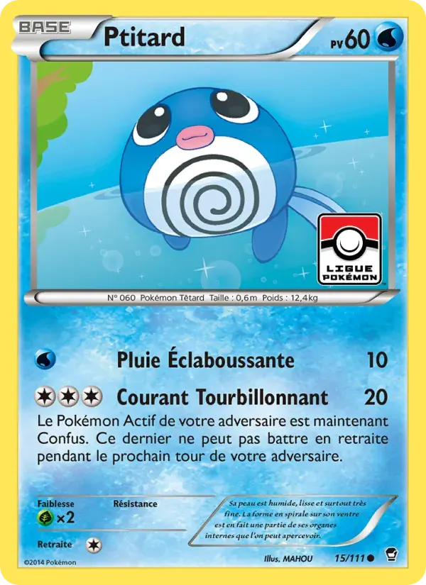 Ptitard — Poings Furieux 15 French Pokémon card