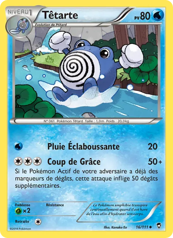 Têtarte — Poings Furieux 16 French Pokémon card