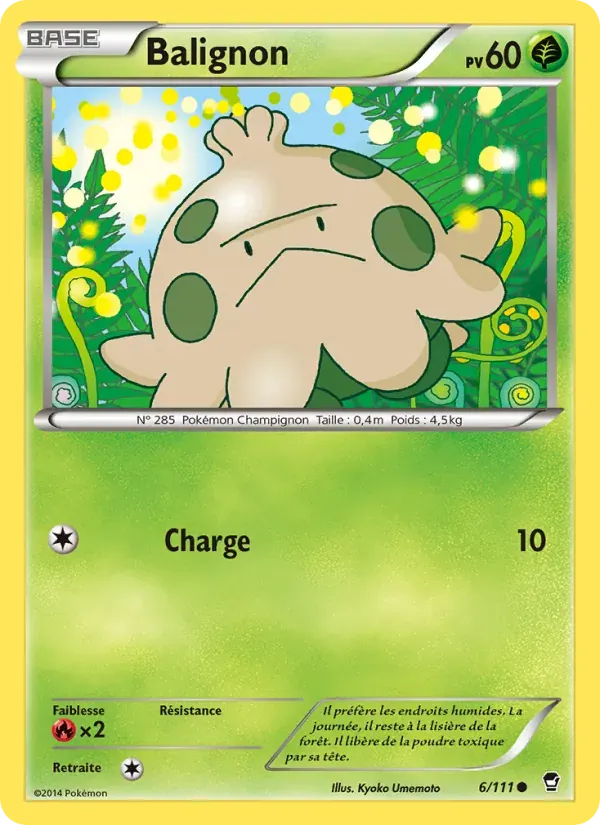 Balignon — Poings Furieux 6 French Pokémon card