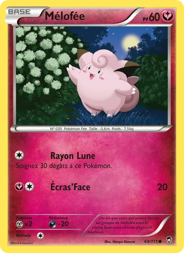 Mélofée — Poings Furieux 69 French Pokémon card