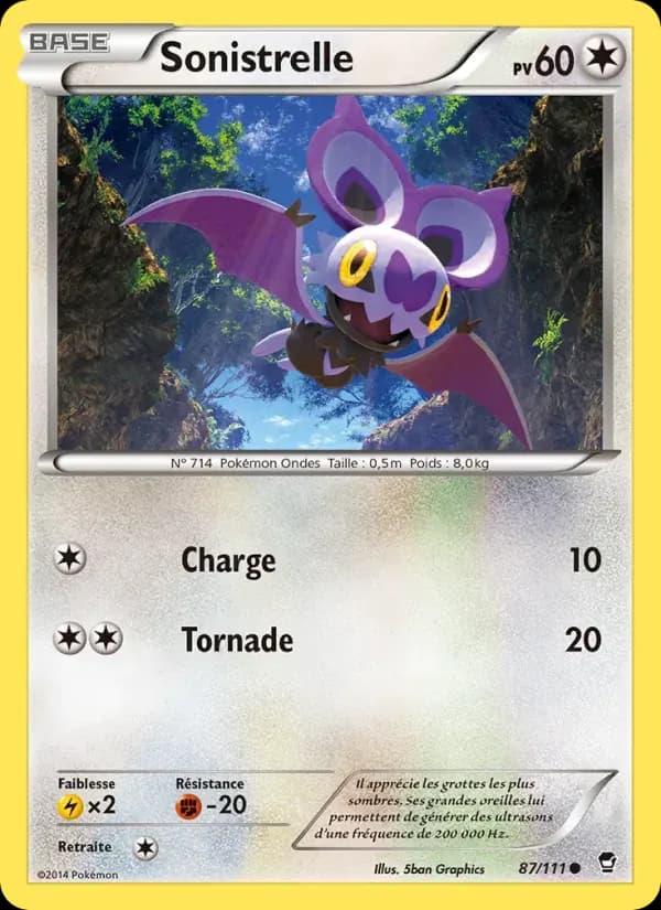 Sonistrelle — Poings Furieux 87 French Pokémon card