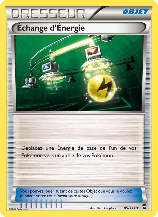 Échange d'Énergie — Poings Furieux 89 French Pokémon card