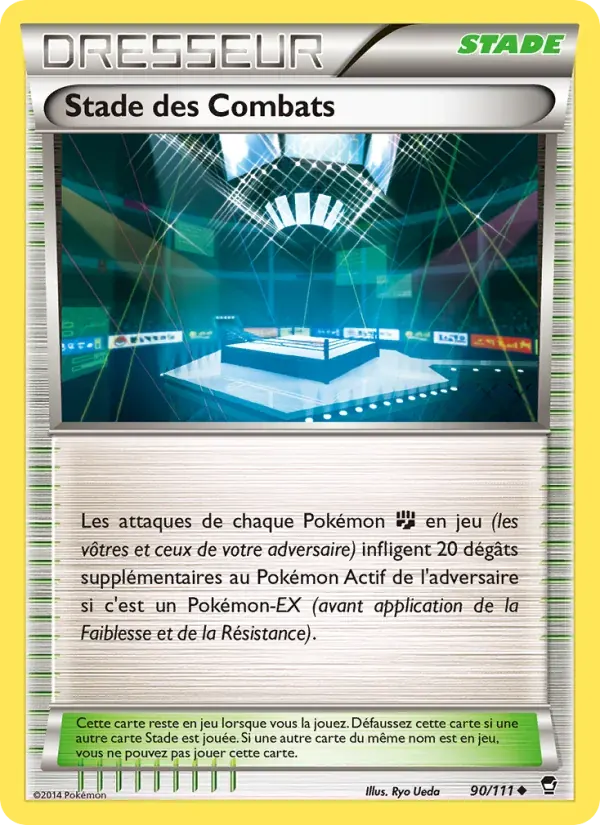 Stade des Combats — Poings Furieux 90 French Pokémon card