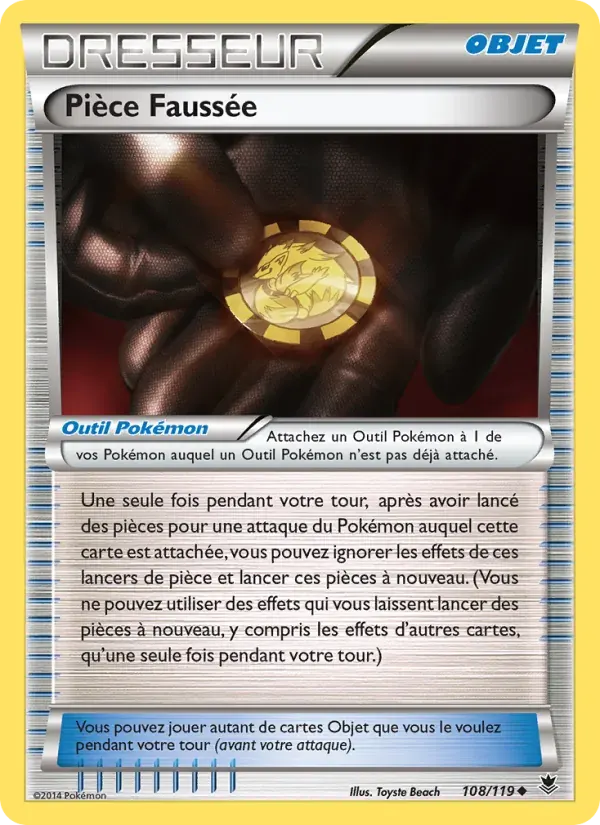 Pièce Faussée — Vigueur Spectrale 108 French Pokémon card