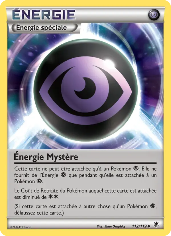 Énergie Mystère — Vigueur Spectrale 112 French Pokémon card