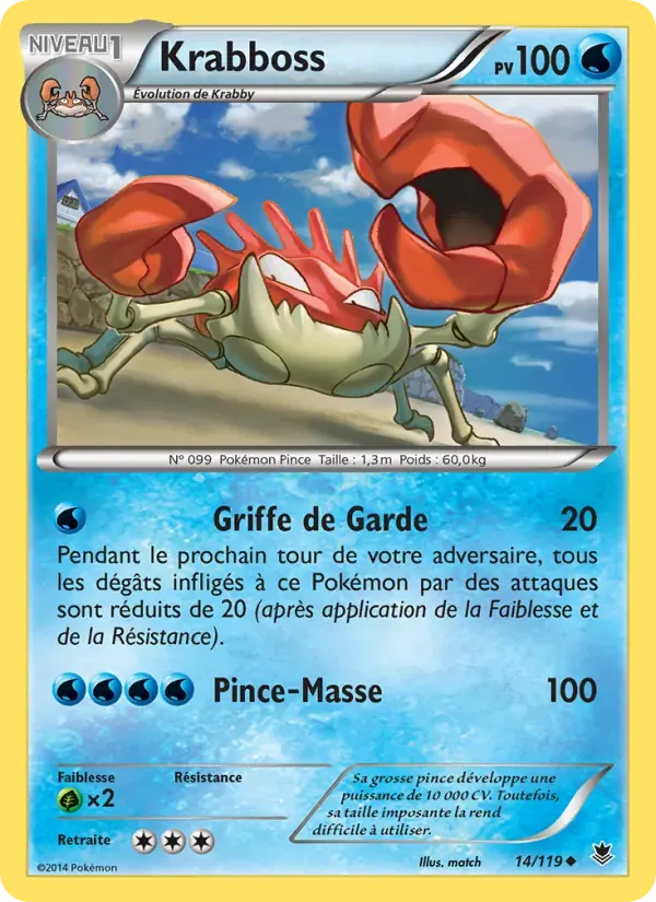 Krabboss — Vigueur Spectrale 14 French Pokémon card