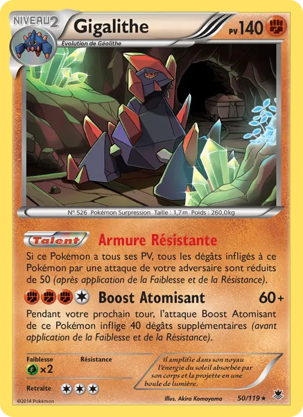 Gigalithe — Vigueur Spectrale 50 French Pokémon card