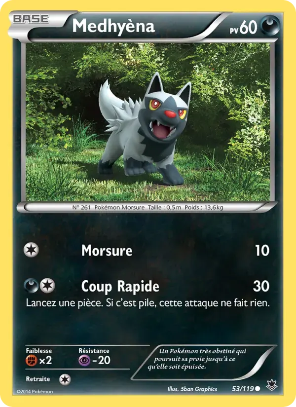 Medhyèna — Vigueur Spectrale 53 French Pokémon card