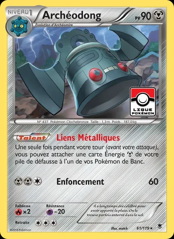 Archéodong — Vigueur Spectrale 61 French Pokémon card