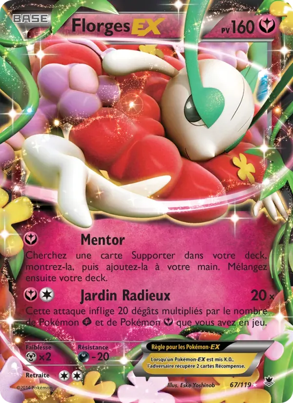 Florges EX — Vigueur Spectrale 67 French Pokémon card