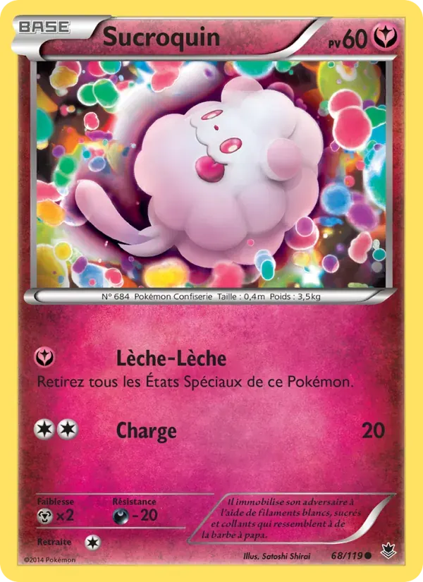 Sucroquin — Vigueur Spectrale 68 French Pokémon card