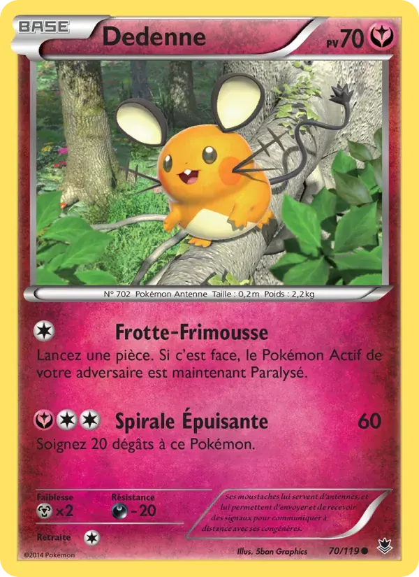 Dedenne — Vigueur Spectrale 70 French Pokémon card