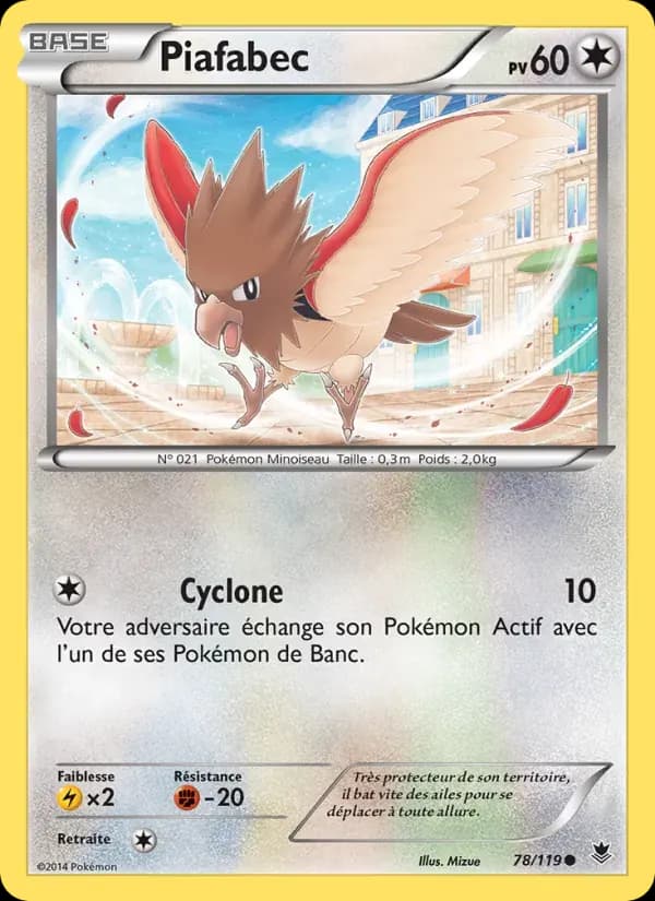 Piafabec — Vigueur Spectrale 78 French Pokémon card